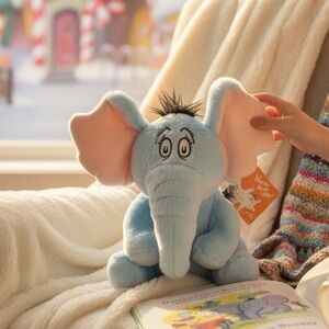 Dr. Seuss NEW - Horton Elephant from Horton hears a Who - 9” tall x 12” square